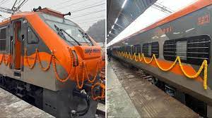 Bihar's Pioneering Amrit Bharat Train: A Magnet for Commuters with Insights into Fares.